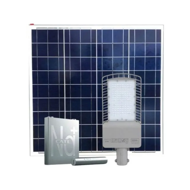 Đèn đường năng lượng mặt trời 500W