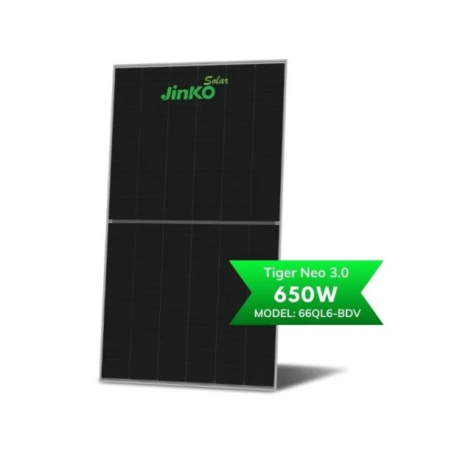 Tấm pin năng lượng mặt trời Jinko 650W Tiger Neo 3.0 | 66QL6-BDV