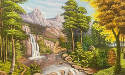 Tranh sơn thủy hữu tình 04