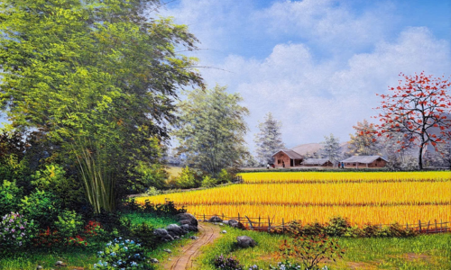 Tranh đồng quê 02
