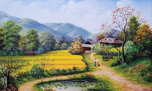 Tranh đồng quê 03