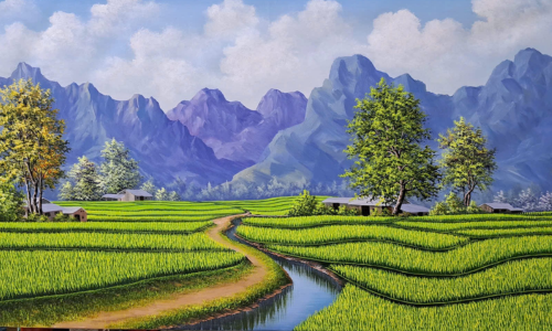 Tranh đồng quê 04