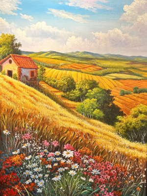 Tranh đồng quê 01