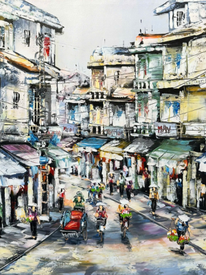 Tranh phố cổ 06