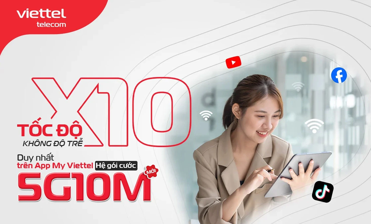 Tốc độ X10 không độ trễ